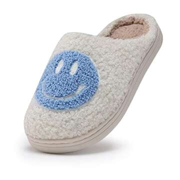 COVS Cute Kids Smile Face Slippers: Soft, Non-Slip, Happy & Cozy