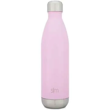 Simple Modern Stainless Steel Vacuum Insulated Double-Walled Wave Bottle, 25oz - Blush (Wave Water Bottle)