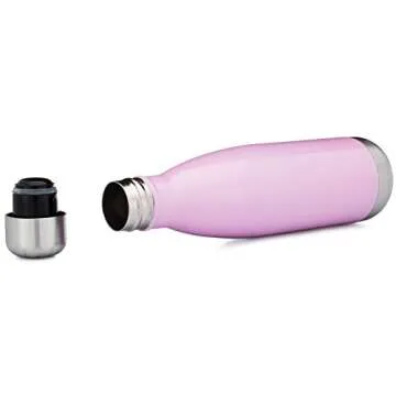 Simple Modern Stainless Steel Vacuum Insulated Double-Walled Wave Bottle, 25oz - Blush (Wave Water Bottle)