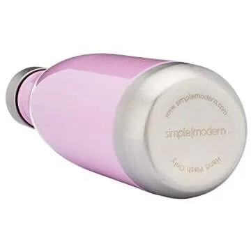 Simple Modern Stainless Steel Vacuum Insulated Double-Walled Wave Bottle, 25oz - Blush (Wave Water Bottle)