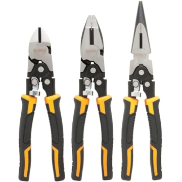 DEWALT Compact 3-Pack Pliers Set for Every Task
