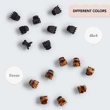Kitsch Small Hair Clips - Eco-Friendly Mini Claw Clips