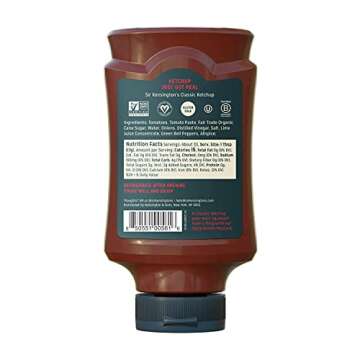 Sir Kensington's Classic Ketchup, Ketchup From Whole Tomatoes, No High Fructose Corn Syrup, Gluten F...