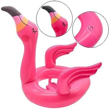 Fun Inflatable Flamingo Ring Toss Game for Summer Parties