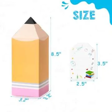 Creative Pencil Treat Boxes for Teachers - Set of 12