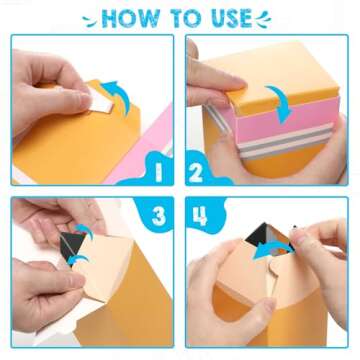 Creative Pencil Treat Boxes for Teachers - Set of 12