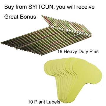 SYITCUN Plant Covers Winter 6 Pack Dome Plant Cloth Covers Freeze Protection Reusable Greenhouse Plastic for Outdoor Plants from Animals(8" Diam. X 7" Height)