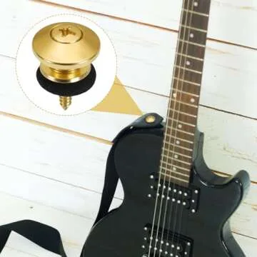 Durable 6 Pcs Guitar Strap Button Set for All Instruments