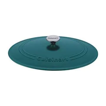 Cuisinart 7-Qt Cast Iron Dutch Oven in Teal