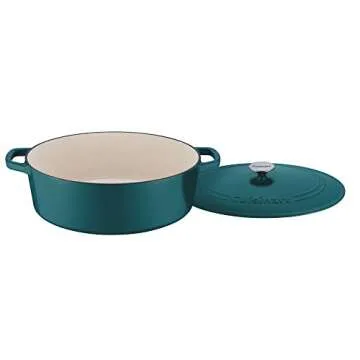 Cuisinart 7-Qt Cast Iron Dutch Oven in Teal