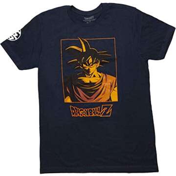 Dragon Ball Z Goku T-Shirt - Navy (Small)