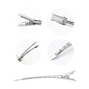 30 Duck Bill Hair Clips for Professional Styling