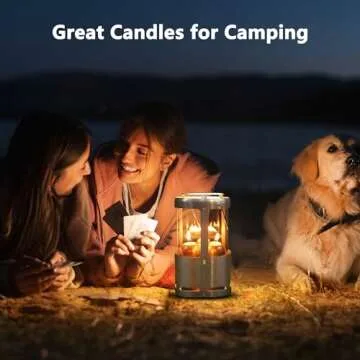Long Burning Beeswax Candles for Camping and Emergencies