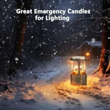 Long Burning Beeswax Candles for Camping and Emergencies