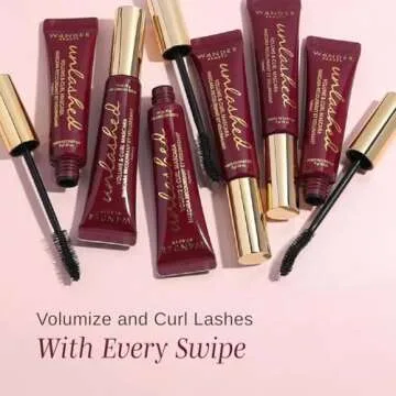 Wander Beauty Unlashed Volume & Curl Mascara - Volumizing, Lash Curling Mascara - 9 in 1 Multitaskin...