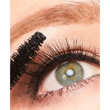 Wander Beauty Unlashed Volume & Curl Mascara - Volumizing, Lash Curling Mascara - 9 in 1 Multitasking Smudge-Proof Makeup - Nourish & Reduce Fallout With Peach Leaf, Vitamin E & B5-0.31 fl oz