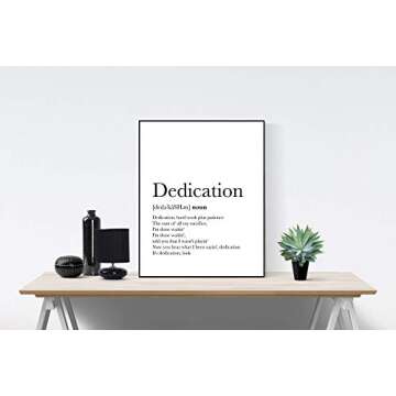 Dedication Lyrics Poster | Nipsey Hussle Hip Hop | Rap Music Art Print (8x10)
