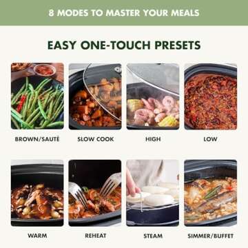 GreenPan Elite 8-in-1 Slow Cooker: Healthy Convenience