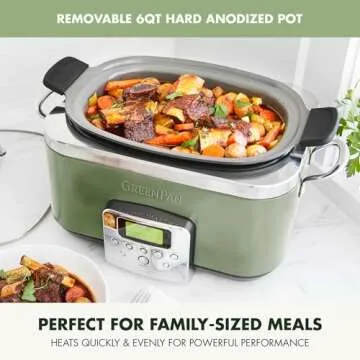 GreenPan Elite 8-in-1 Slow Cooker: Healthy Convenience