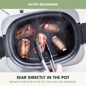 GreenPan Elite 8-in-1 Slow Cooker: Healthy Convenience