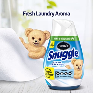Renuzit Snuggle Gel Air Freshener - Linen Escape Scent 12 Pack