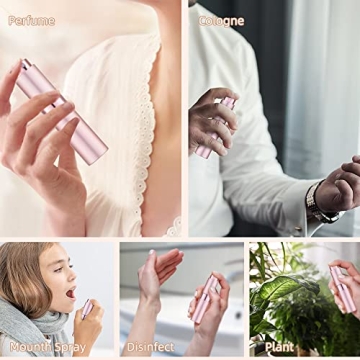 Stylish LISAPACK 8ML Atomizer Perfume Bottles for Travel