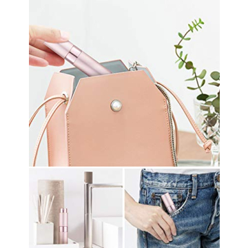 Stylish LISAPACK 8ML Atomizer Perfume Bottles for Travel