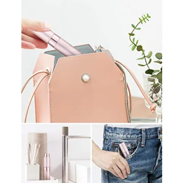 Stylish LISAPACK 8ML Atomizer Perfume Bottles for Travel