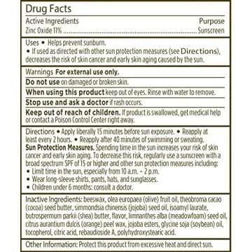 Burt's Bees All Weather SPF 15 Lip Balm, Water-Resistant Lip Moisturizer, Tint-Free, Natural Conditioning Treatment, 2 Tubes, 0.15 oz.