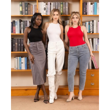 Explore MANGOPOP Sleeveless Bodysuit for Women