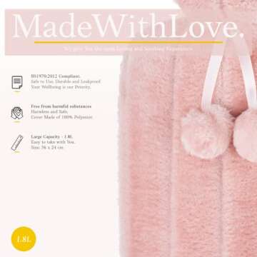 Qomfor Hot Water Bottle - Premium Luxury Comfort