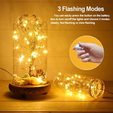 Enchanting MUMUXI 7.2ft Fairy Lights Battery Operated