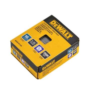 DEWALT Finish Nails - 2000 Pack for Interior Projects