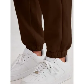 AUTOMET Women's Stylish Fleece Lined Baggy Sweatpants