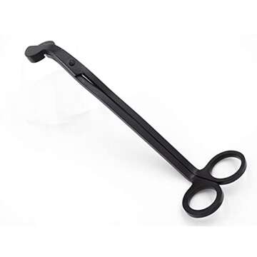 Aoshang Candle Wick Trimmer,Stainless Steel Wick Clipper Cutter, Scissors, Candle Tool, Help You to Safely Remove, Controllable The Flame and Cleaner Burn