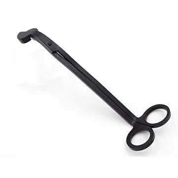 Aoshang Candle Wick Trimmer,Stainless Steel Wick Clipper Cutter, Scissors, Candle Tool, Help You to Safely Remove, Controllable The Flame and Cleaner Burn