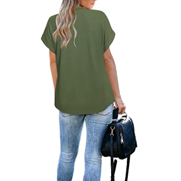 Vivilli Dressy Casual Blouse for Women 2024 Fashion
