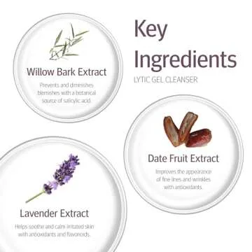 Epionce Lytic Gel Cleanser - Face Wash & Makeup Remover for Combination to Oily & Problem Skin, Oily Skin Facial Cleanser with Willow Bark & Menthol, Dermatologist Skincare