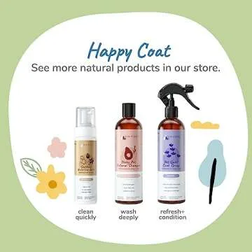 kin+kind Dog Deodorizing Spray - Safe, Natural, & Easy to Use Pet Odor Eliminator, Premium Cat/Dog Detangler Spray Formula Made w/Aloe, Dog Deodorizer for Smelly Dogs/Cats Made in The USA (12 fl oz)