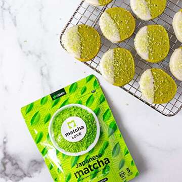 Matcha Love Premium Culinary Matcha Powder, Unsweetened, Resealable pouch, 2oz (Pack of 1)