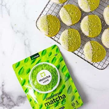 Matcha Love Premium Culinary Matcha Powder, Unsweetened, Resealable pouch, 2oz (Pack of 1)