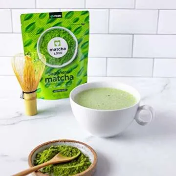Matcha Love Premium Culinary Matcha Powder, Unsweetened, Resealable pouch, 2oz (Pack of 1)