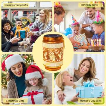 Elegant Hummingbird Solar Lanterns Outdoor with Hook