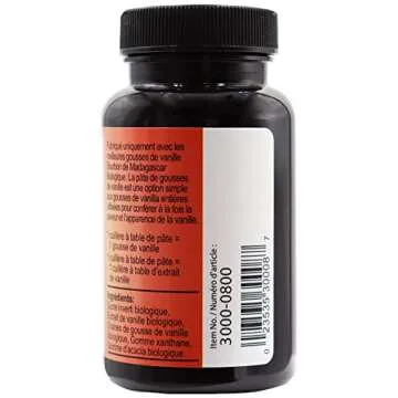 LorAnn Organic Madagascar Vanilla Bean Paste for Baking Deluxe