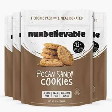 Nunbelievable Double Chocolate + Pecan Sandy Low Carb Keto