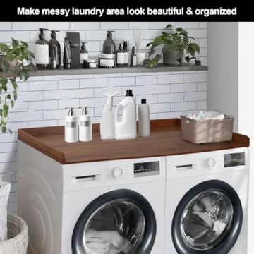 SWITMH 2-Tier Washer Dryer Countertop for Organization