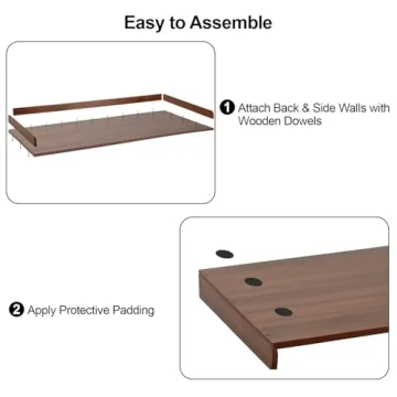 SWITMH 2-Tier Washer Dryer Countertop for Organization