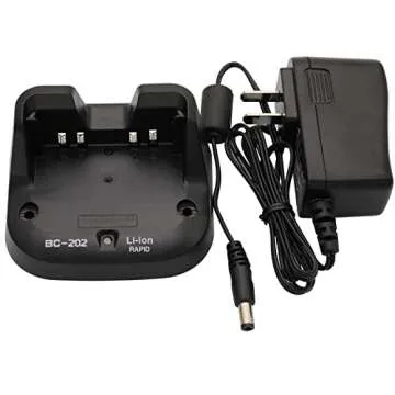 Karier BC-202 Rapid Charger Compatible for ICOM ID-31 ID-31A ID-31E ID-51 ID-51A ID-51E Two Way Radio BP-271 BP-272 BP-272Li Battery