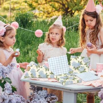 Vibrant 40Pcs Floral Napkins for Themed Parties and Events