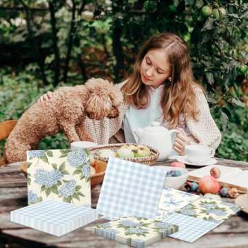 40 Pcs Floral Napkins for Party Supplies and Decor